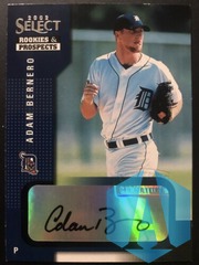 2002 Select Rookies and Prospects #2 Adam Bernero Autograph